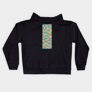 Train Ticket Montage Kids Hoodie